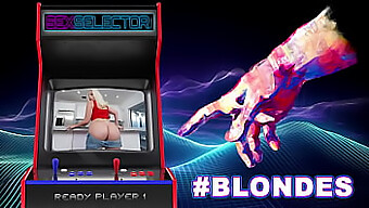 Lass Dich Von Den Spielerischen Eskapaden Blonder Schönheiten In Einer Sexy Spielshow Unterhalten